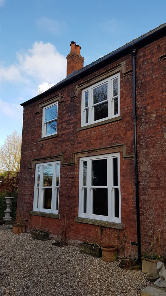 Timber Windows Timber Sash Windows 1 over 1 in Thetford Norfolk