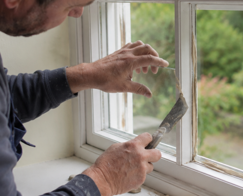 Replacing glass